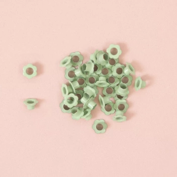 Craftelier Mint Flower Eyelets