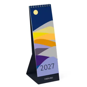 Calendario mini Wallis 2027 Fabriano 8x26cm