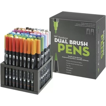 Organizador con 96 Rotuladores ABT Dual Brush Tombow