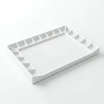 Paleta de porcelana rectangular Hartem 20x14cm
