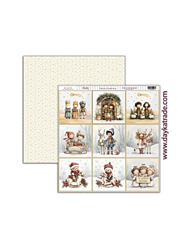 Dayka Trade Paper SCP-718 Christmas Scenes 30x30cm