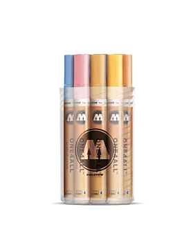 Pack 12 Rotuladores Acrílicos Pastel One4All 227HS Molotow 4mm