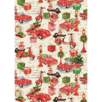 Papel Vintage Cars Kartos 49.5x68cm