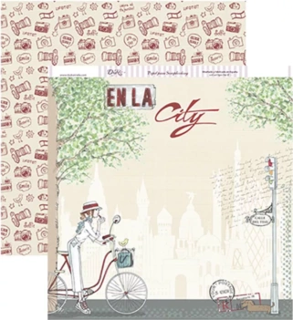Papel En la city Vacaciones 30x30cm Dayka