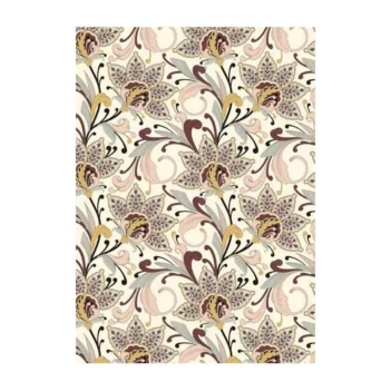 Papel Flores inspiración rusa Kartos 49,5x68cm