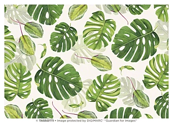 Papel Hojas tropicales Tassotti
