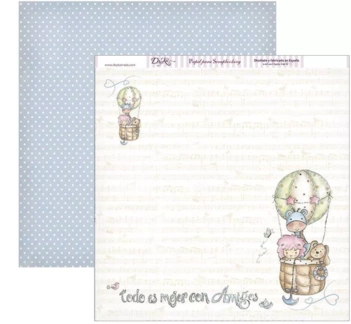 Papel Todo es mejor con amigos 30x30cm Dayka