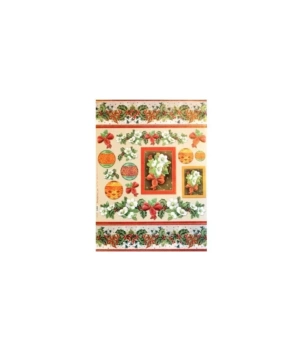 SUPER DEAL **40%** Stamperia Snowflakes and Hellbores Decoupage Paper 50x70cm