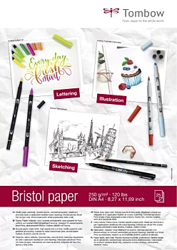 Bloc de acuarela 300g/m2 Tombow