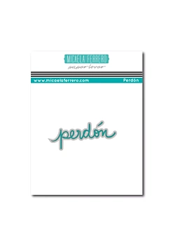 Troquel Gracias Micaela Ferrero compatible con Sizzix