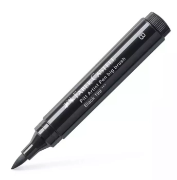 Rotulador Negro A199 Pitt Artist Pen Big Brush B Faber-Castell