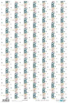 Papel de Arroz 8 Christmas In Gnome Forest PapersForYou 30x21cm