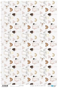 Papel de Arroz 8 Christmas In Gnome Forest PapersForYou 30x21cm