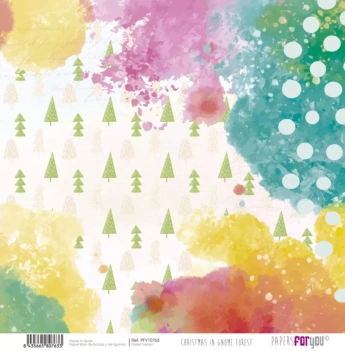 SUPER DEAL **40%** PapersForYouPaper Vellum Christmas In Gnome Forest 30x31cm