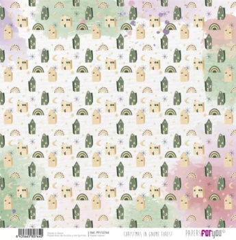 SUPER DEAL **40%** PapersForYouPaper Vellum 2 Christmas In Gnome Forest 30x31cm