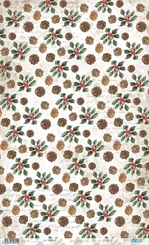 SUPER DEAL **40%** PapersForYouRice Paper Holly and Pineapples All I Want For Christmas 54x33cm