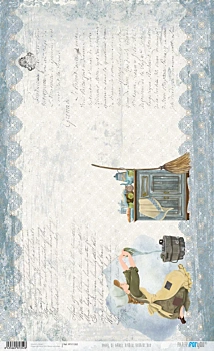 SUPER DEAL **40%** PapersForYouRice Paper Cinderella Cleaning Bibbidi Bobbidi Boo 54x33cm