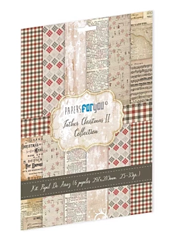 Kit 4 papeles de arroz Father Christmas PapersForYou 54x33cm