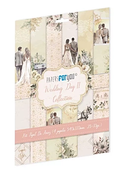 Kit Papeles Vellum Wedding Day PapersForYou 30x31cm