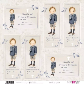 SUPER DEAL **40%** PapersForYouPaper Blond Child A day of illusion 30x30cm