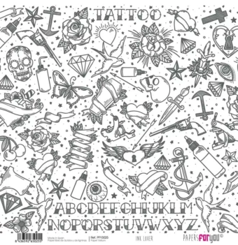 Papel Vellum #3 Ink Lover PapersForYou 30x30cm

