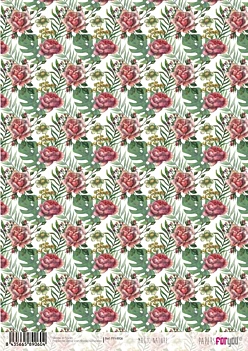 SUPER DEAL **40%** PapersForYouRice Paper Flowers and Monstera Magic Nature 30x21cm