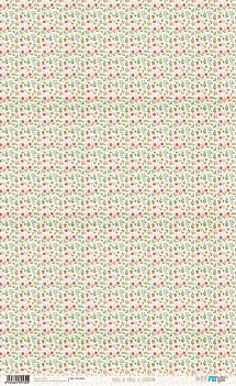 SUPER DEAL **40%** PapersForYouRice Paper Mini Red Flowers Il Giardino 54x33cm