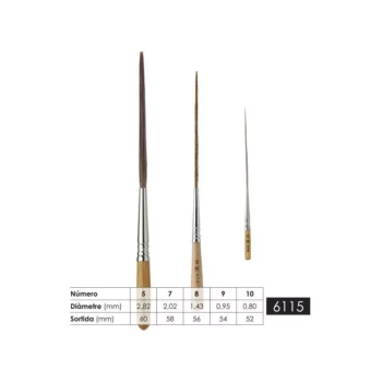 Pincel natural extralargo Oreja de buey Bravo 6115 Escoda