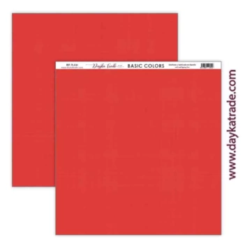 Dayka Trade Set 5 papers PL-044 Red texture effect 30x30cm
