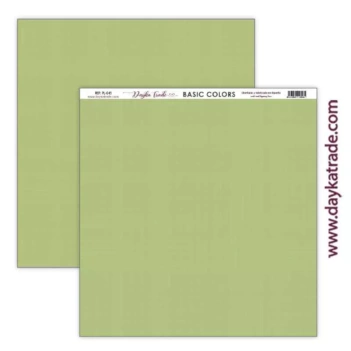 Dayka Trade Set 5 papers PL-045 Light Green texture effect 30x30cm