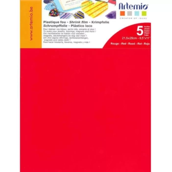 Plástico mágico rojo