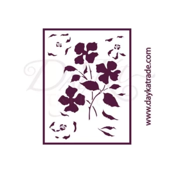 Plantilla de Stencil Malva 21x30cm T-3186