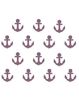SUPER DEAL **50%** Dayka Trade Stencil V-164 Anchors 15x21cm