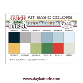 Kit de Scrapbooking Pasión por el Fútbol Dayka 20x20cm