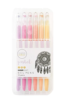 Set de 12 bolígrafos pastel KaiserColour de gel