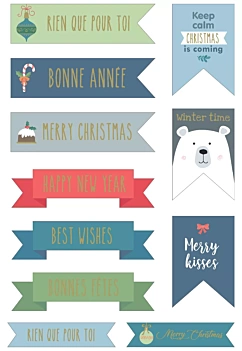 Stickers XL con Foil Beary Christmas Artemio