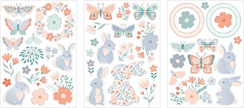 Artemio Chipboard Stickers Butterfly 