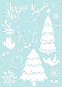 Set de scrapbooking Let it Snow Artemio 30x30cm