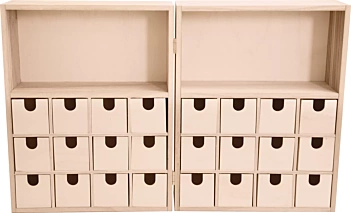 Artemio Advent calendar 24 drawers door