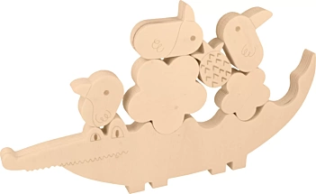 Artemio Wooden Crocodile Stacking and Balancing Game Safari 