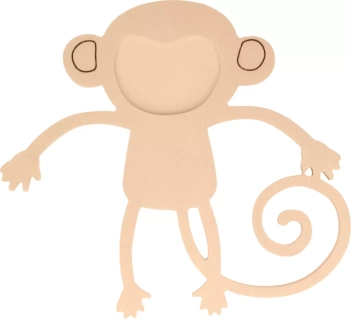 Artemio Wooden Decorative Frame Monkey Safari 