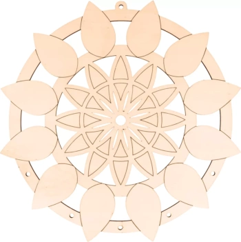 Artemio Wooden Silhouettes Dreamcatcher Feathers 