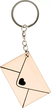 Artemio Wooden Keychain About Life is Simple 