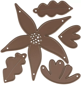 Artemio Large Flower Color Block Die Cuts 