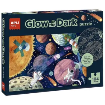 Apli Fluorescent Solar System Jigsaw Puzzle
