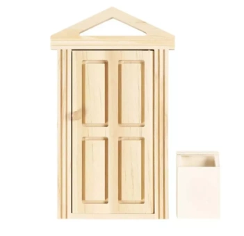 Creativ Company Wooden Door and Mailbox 