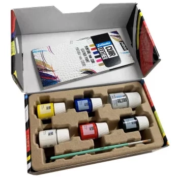 Pintura Acrílica Setacolor Cuero Blanco Puro Pebeo 45ml