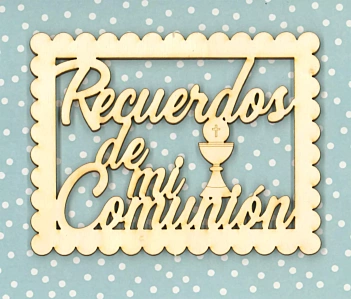 Die-cuts de madera Mis fotos Dayka