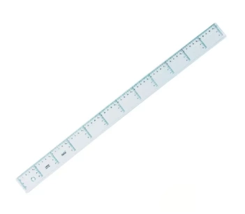 Regla de Plástico Transparente 60cm Safta