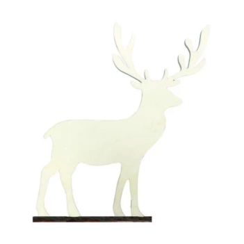 Dayka Trade Reindeer with base 26x30cm
